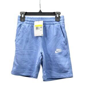 NWT Nike Kids Small Blue Sweatshort